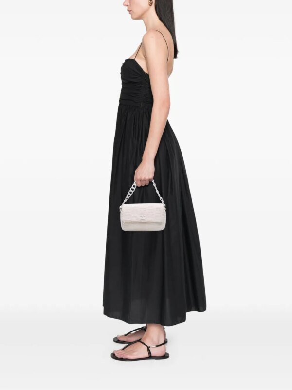 CHANEL Pre-Owned 2002-2003 Terry Cloth Sport Line schoudertas met omslag - Wit