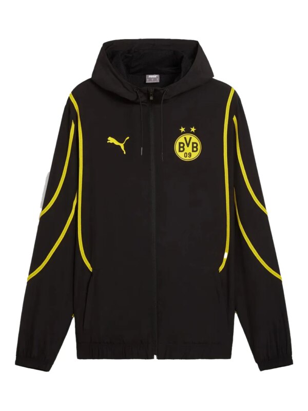 PUMA veste Borussia Dortmund à capuche - Noir