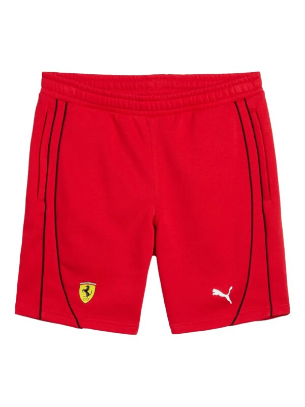 PUMA x Scuderia Ferrari short de sport Race à logo appliqué - Rouge