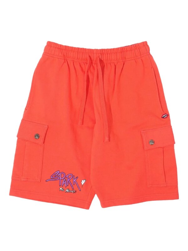 Chrome Hearts short Matty Boy Sick Hearts - Rouge