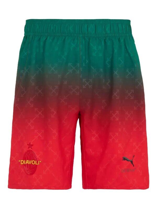 PUMA x OFF-WHITE Authentic short AC MILAN - Rouge