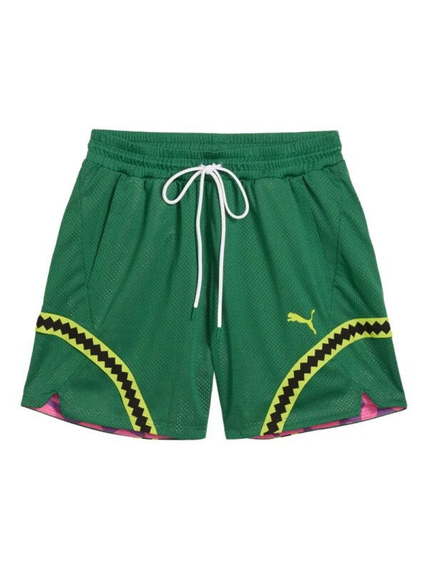PUMA x Teenage Mutant Ninja Turtles short à taille élastiquée - Vert