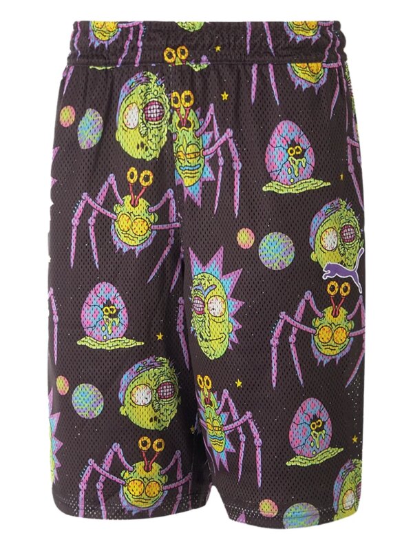 PUMA x Rick and Morty short AOP à imprimé graphique - Marron