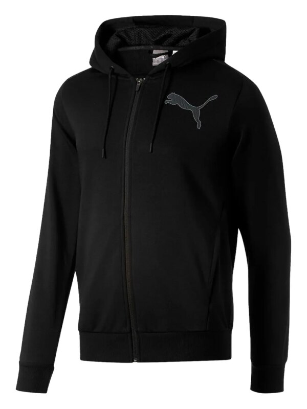 PUMA hoodie Modern Sport à fermeture zippée - Noir