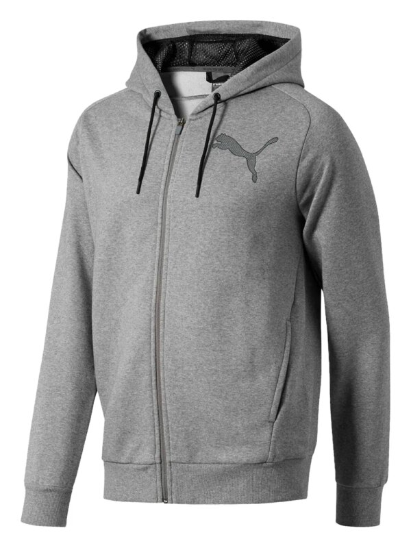 PUMA hoodie Modern Sport à fermeture zippée - Gris