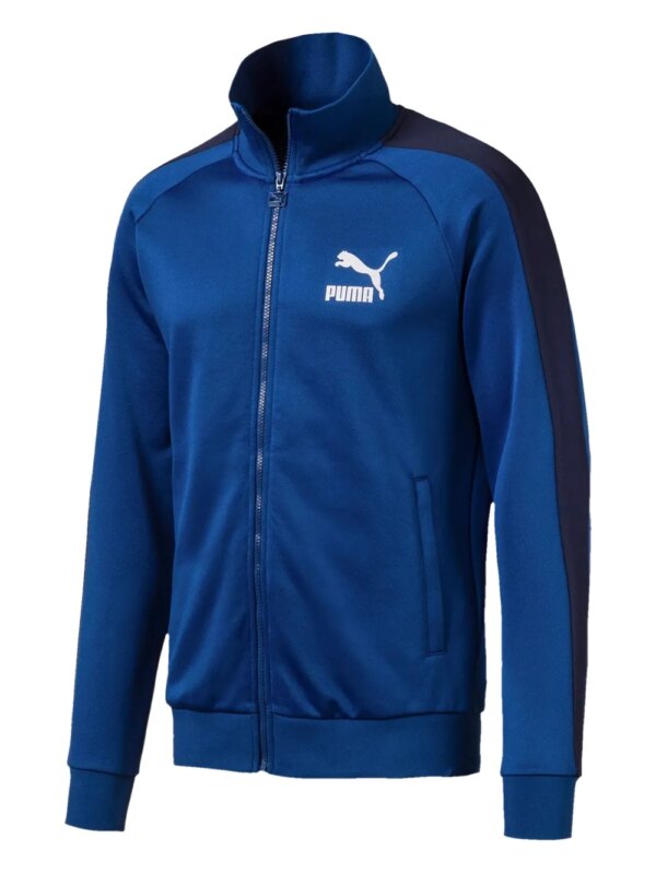 PUMA veste zippée Iconic T7 - Bleu