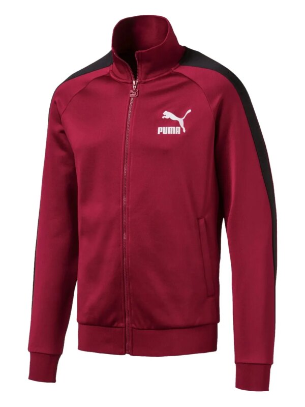 PUMA veste zippée Iconic T7 - Rouge