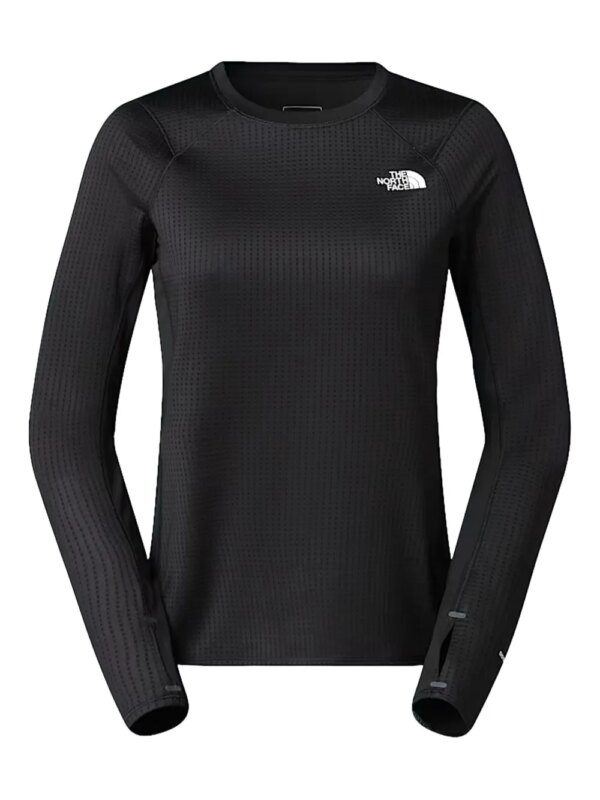 The North Face logo-print long-sleeve top - Noir