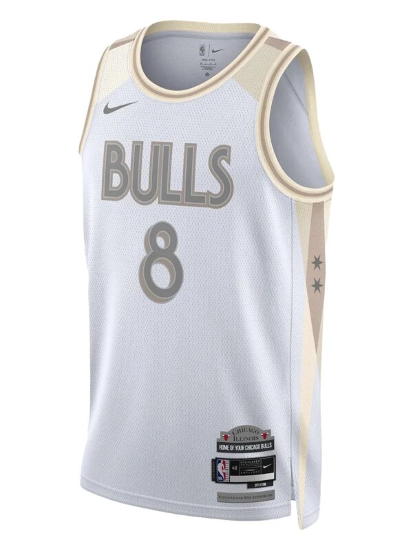 Nike haut Chicago Bulls City Edition Swingman - Blanc