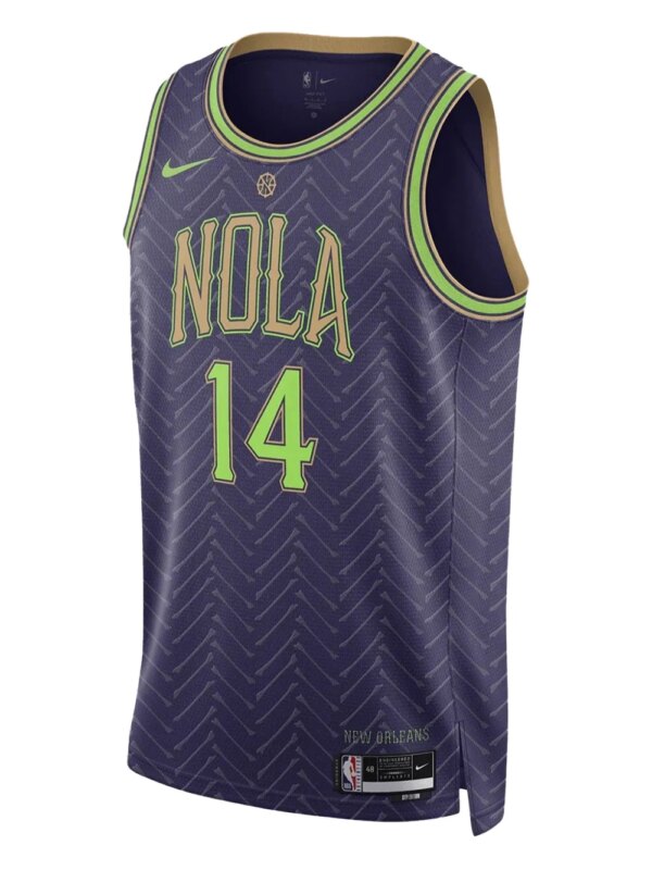 Nike haut NBA New Orleans Pelicans 24/25 City Edition '14 Ingram Swingman - Violet