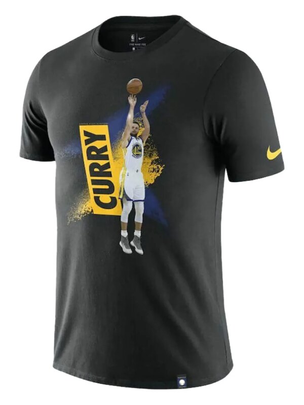 Nike t-shirt NBA Golden State Warriors Steph Curry Tee - Noir