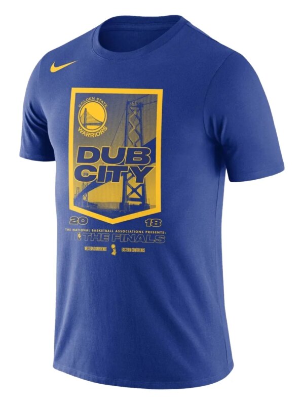Nike t-shirt NBA Gs Warriors 2018 NBA Finals Bound City Dna - Bleu