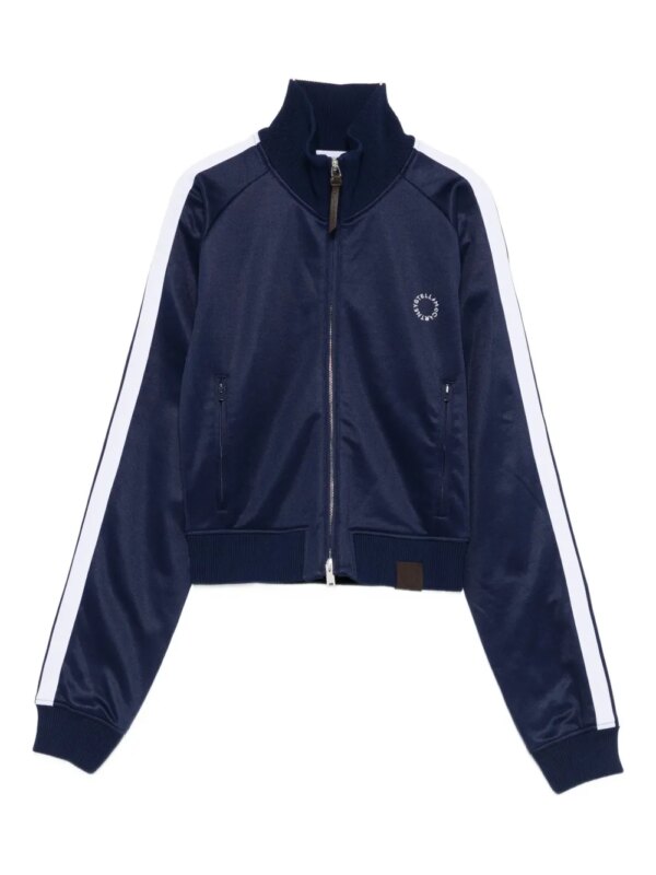 Stella McCartney veste de sport zippée - Bleu