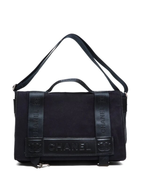 CHANEL Pre-Owned sac porté épaule Sport Line (2004-2005) - Noir