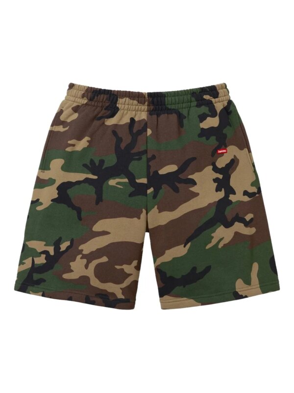Supreme short Small Box à motif camouflage - Vert