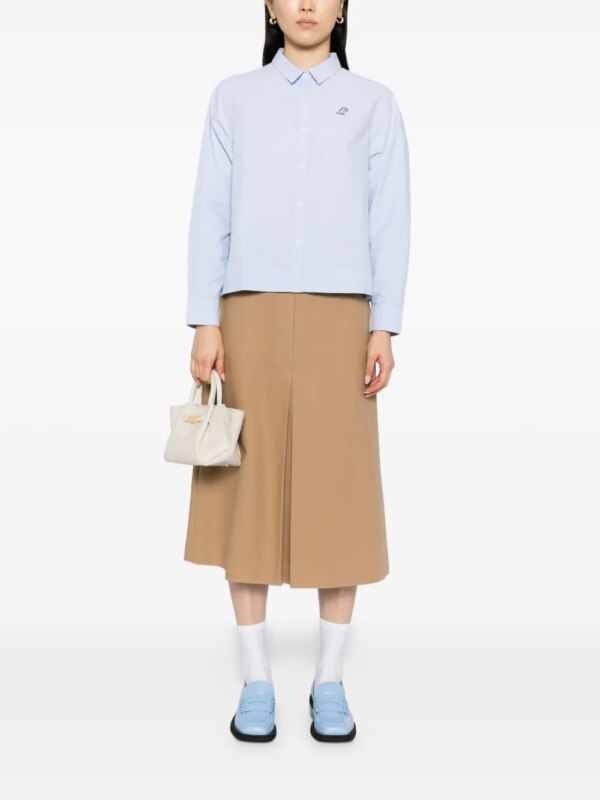 SPORT b. by agnès b. Blouse met Dino-borduurwerk - Blauw