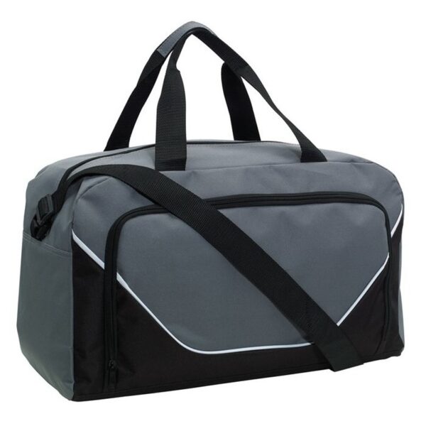 Sporttas - reistas - 29L - grijs/zwart - Weekendtas - 48x22x28 cm