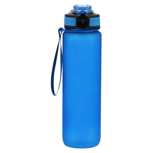 Waterfles/drinkfles bidon Olympic - blauw - kunststof - 1000 ml