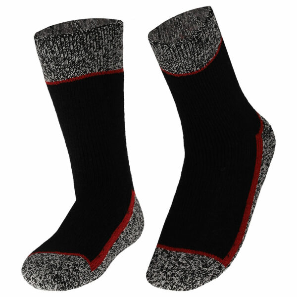 Thermo werk sokken voor heren/dames - zwart - 41/46 - Winter
