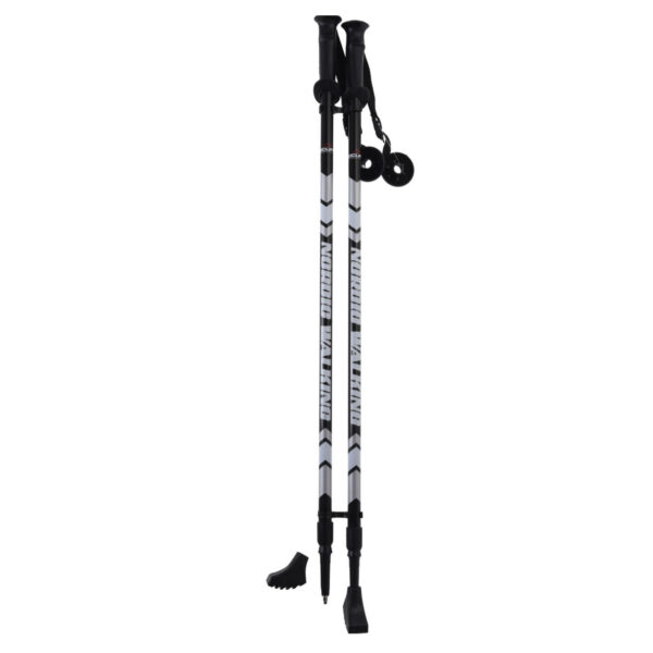 Set van 2x stuks Nordic Walking stokken verstelbaar
