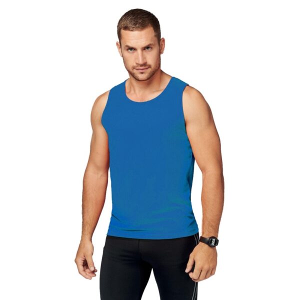 Sport singlet voor heren - Tanktop - blauw - Mouwloze shirts