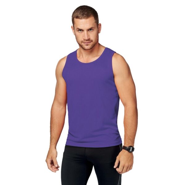 Sport singlet voor heren - Tanktop - paars - Mouwloze shirts