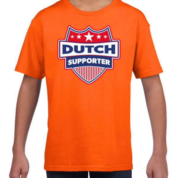 Nederland / Dutch supporter shirt oranje voor kinderen