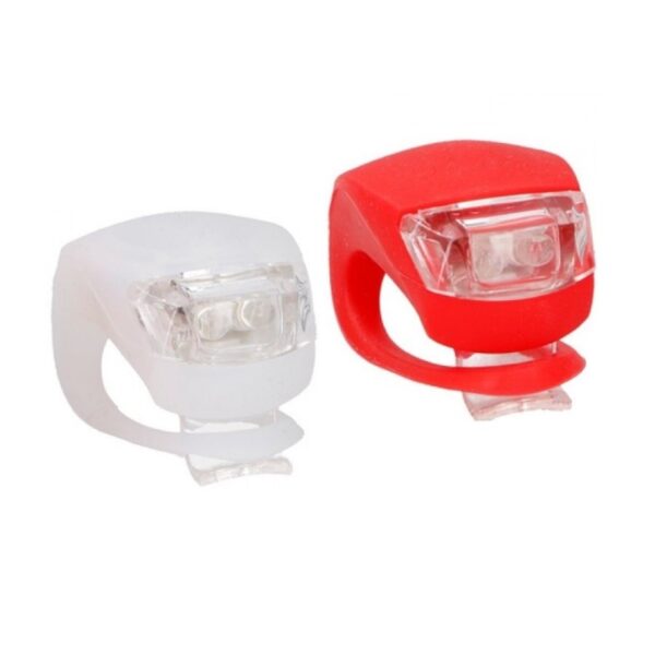 Lifetime Fietsverlichting set - voor en achter - LED - rood/wit