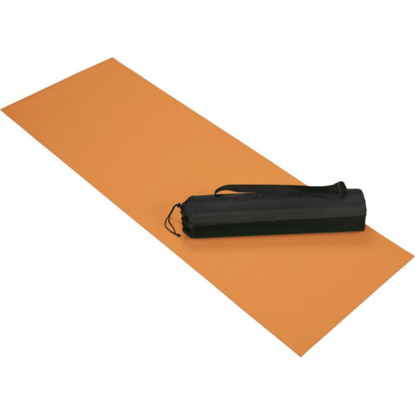 Oranje yoga/fitness sportmat 60 x 170 cm