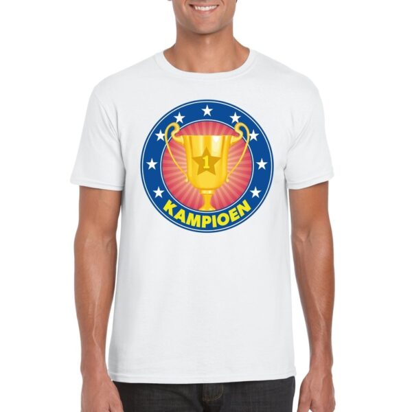 Kampioen shirt wit voor heren