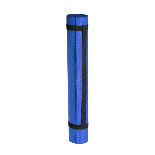 Yogamat/sportmat - Blauw - 180 x 60 cm - meditatie mat - Sport