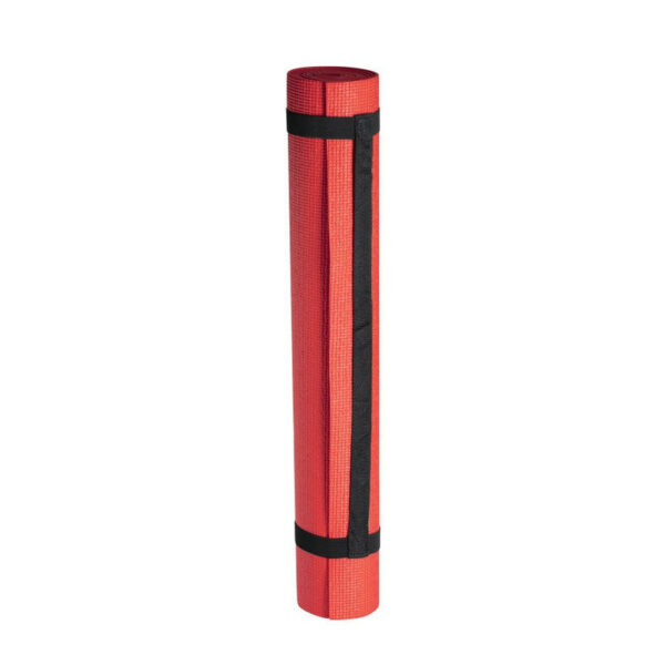 Yogamat/sportmat - Rood - 180 x 60 cm - Thuis sporten - meditatie mat - Sport/fitness