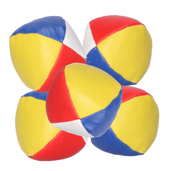 Jongleerbal - 5x - gekleurd - D6,5 cm - sport en spel ballen