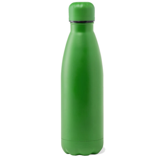 Waterfles / drinkfles met schroefdop - mat groen - 790 ml - RVS