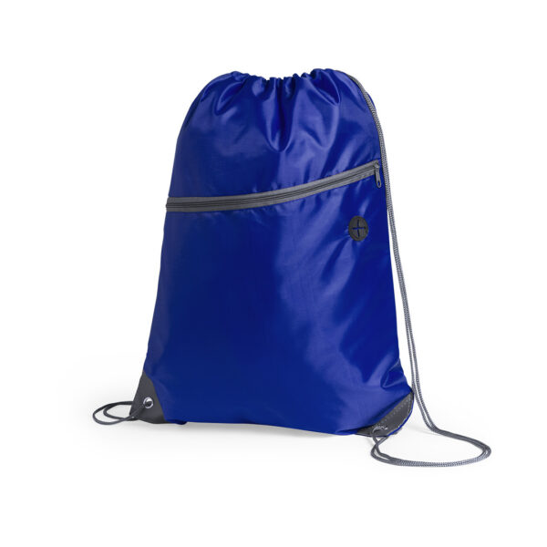 Gymtas - blauw - sport rugtas - 8L - extra voorvakje - polyester