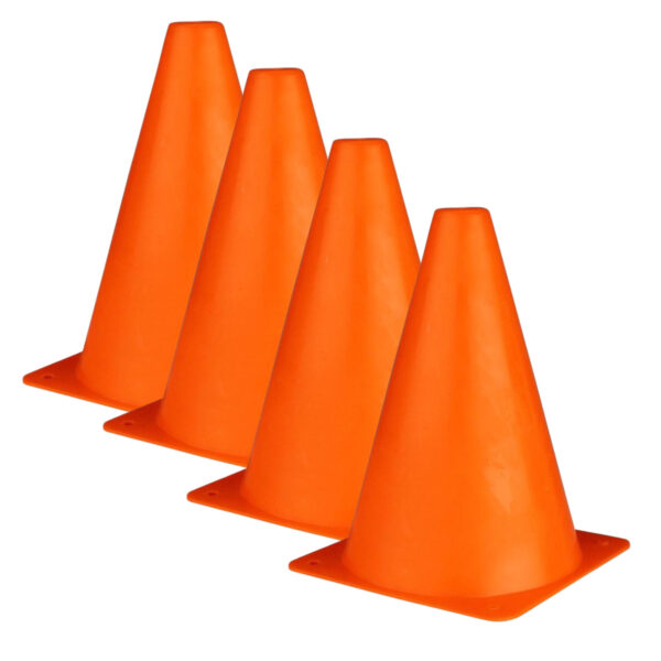 Pionnen - 8x stuks - oranje - 17 cm - plastic - pionnetjes