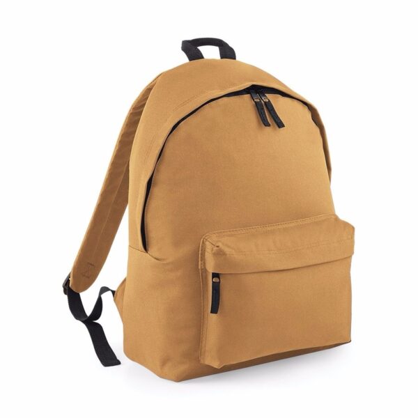 Bagbase Rugtas - karamel bruin - 18L - 42x31cm - schooltas met voorvak