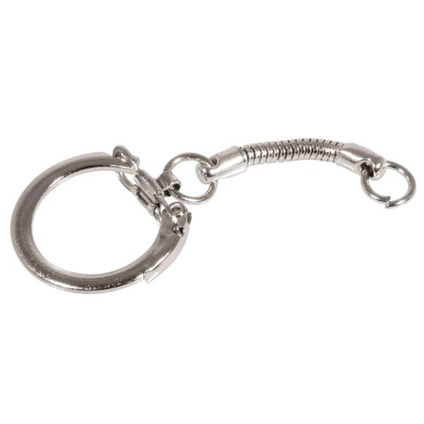 Hobby sleutelringen/sleutelhangers - 6x - met ketting en clipsluiting