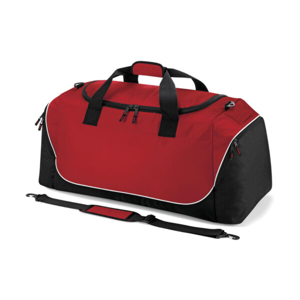 Quadra Reistas/weekendtas/sporttas model Holiday XXL - 85 x 38 x 35 cm - 3 vakken - rood/zwart