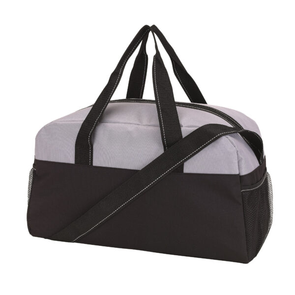 Sporttas Fitness Master - 45 x 19 x 26 cm - 22 liter - grijs/zwart
