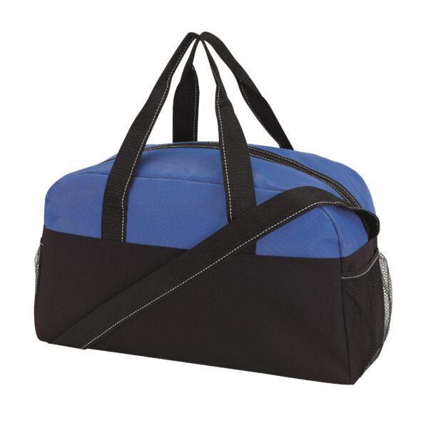 Sporttas Fitness Master - 45 x 19 x 26 cm - 22 liter - blauw/zwart