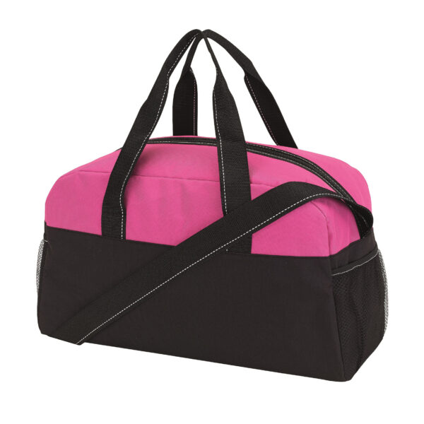 Sporttas Fitness Master - 45 x 19 x 26 cm - 22 liter - roze/zwart