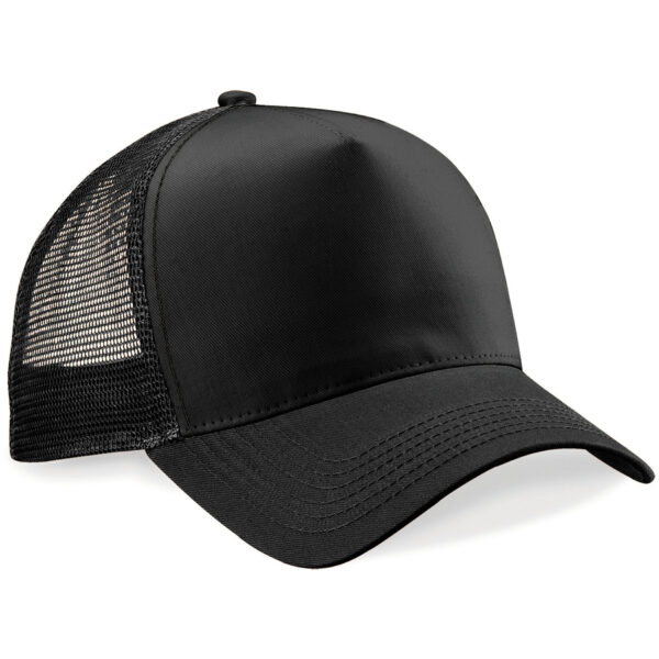 Truckers baseballcap - zwart - volwassenen - voordelig petje/cap