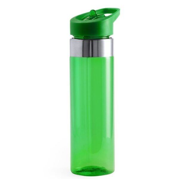 Groene drinkfles/waterfles RVS 650 ml