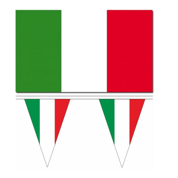 Italie vlaggen versiering set binnen/buiten 3-delig