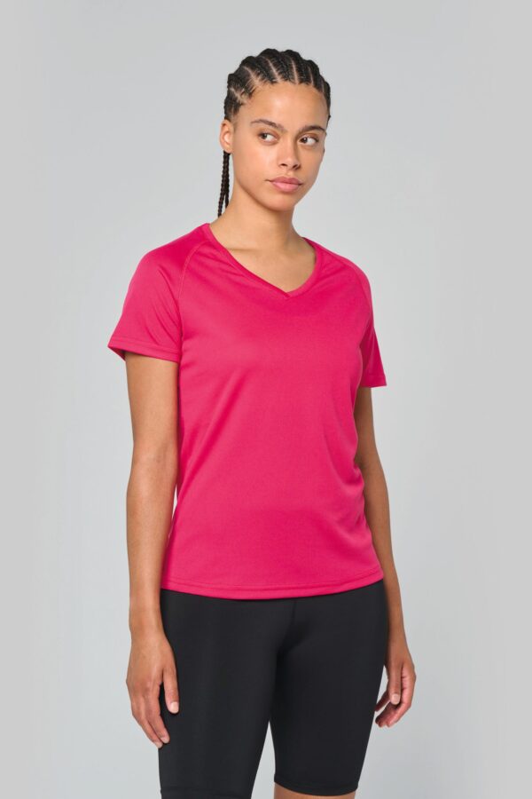 PROACT® PA477 Dames sport-t-shirt V-hals Red L