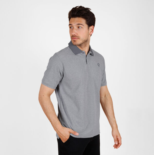 Heren Polo Fore | Lichtgrijs Melange