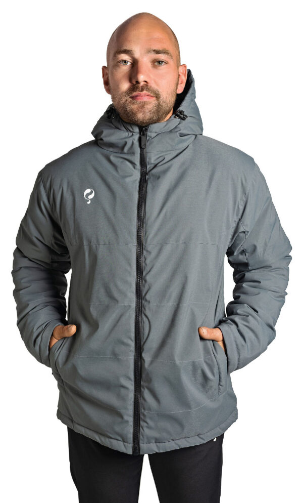 Heren Winterjas Evergreen | Grijs/Wit