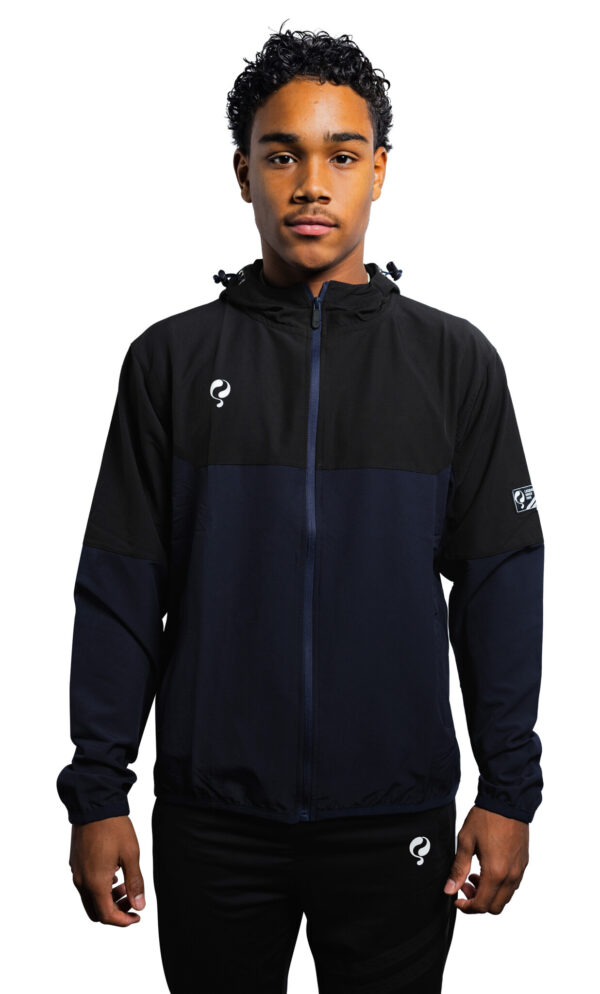 Heren Trainingsjack Kasius | Navy/Zwart/Wit