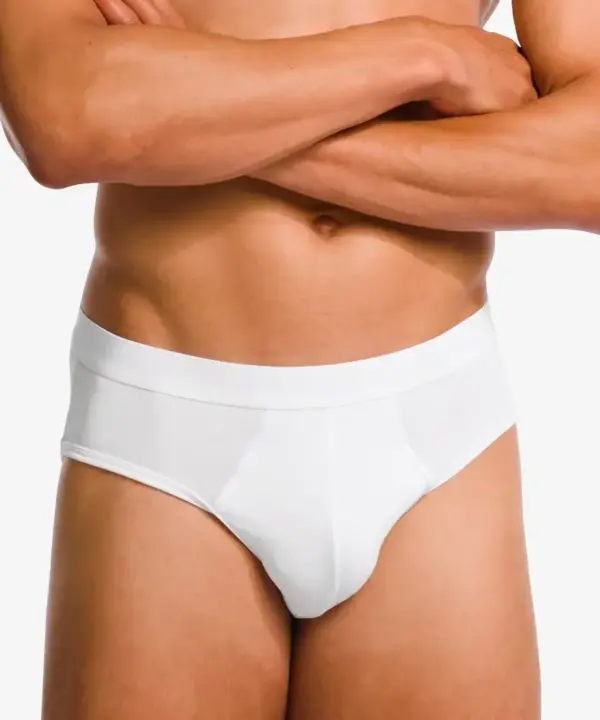 HL-tricot heren sport slip wit - 100% Katoen heren ondergoed - witte onderbroek mannen